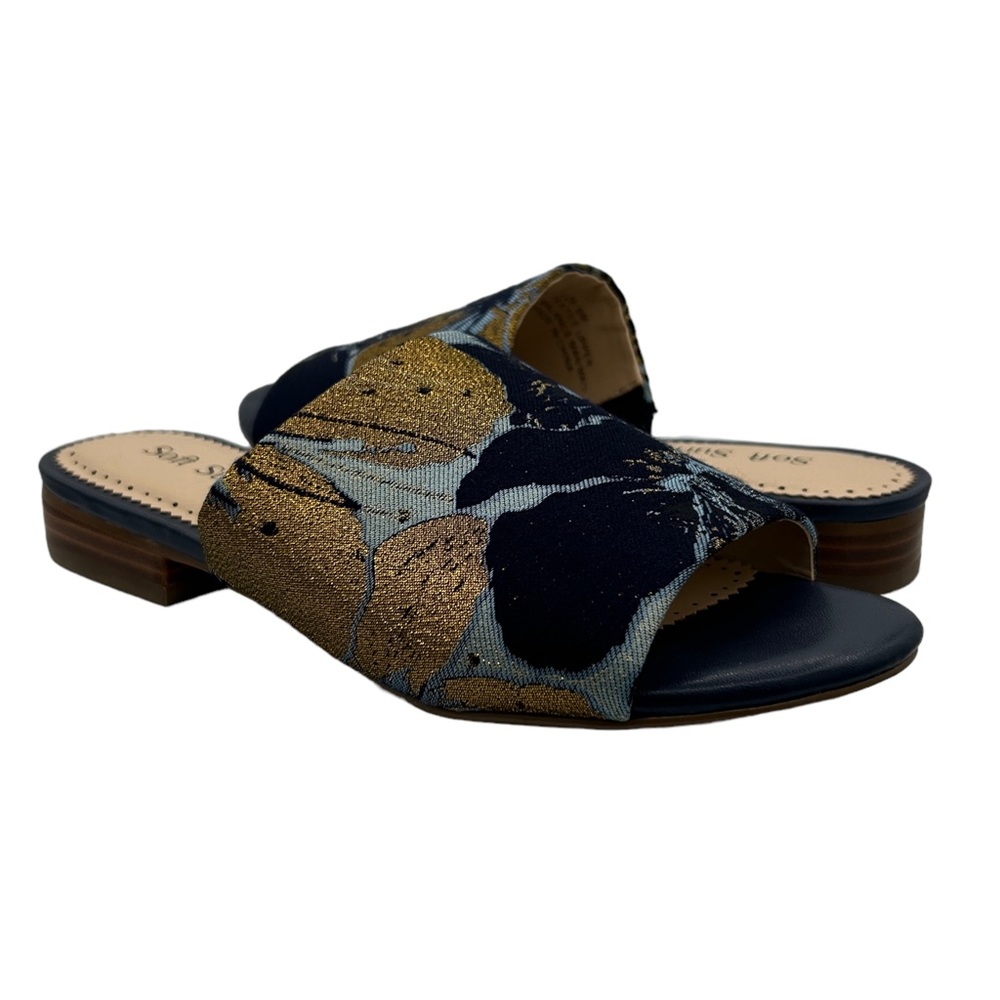 Soft Surroundings Priya Floral Slide Sandals (6M)